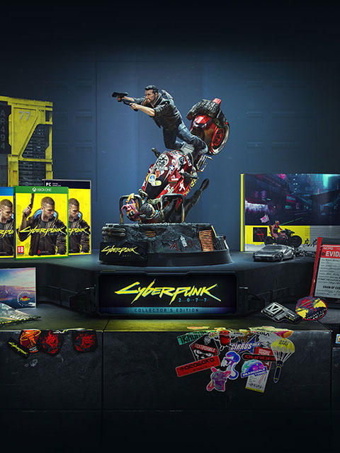 Cyberpunk 2077 Collector's Edition (no lançamento)