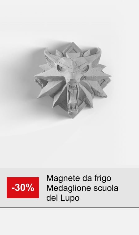 Magnete da frigo Medaglione scuola del Lupo