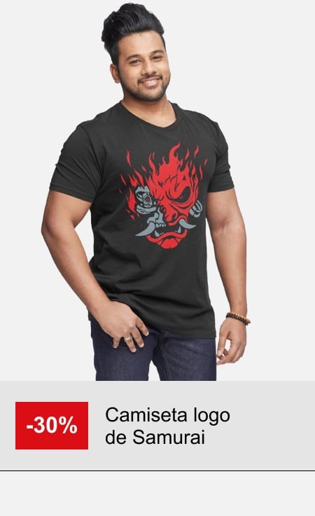 Camiseta logo de Samurai