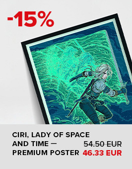 Ciri, Lady of Space and Time — Premium Poster